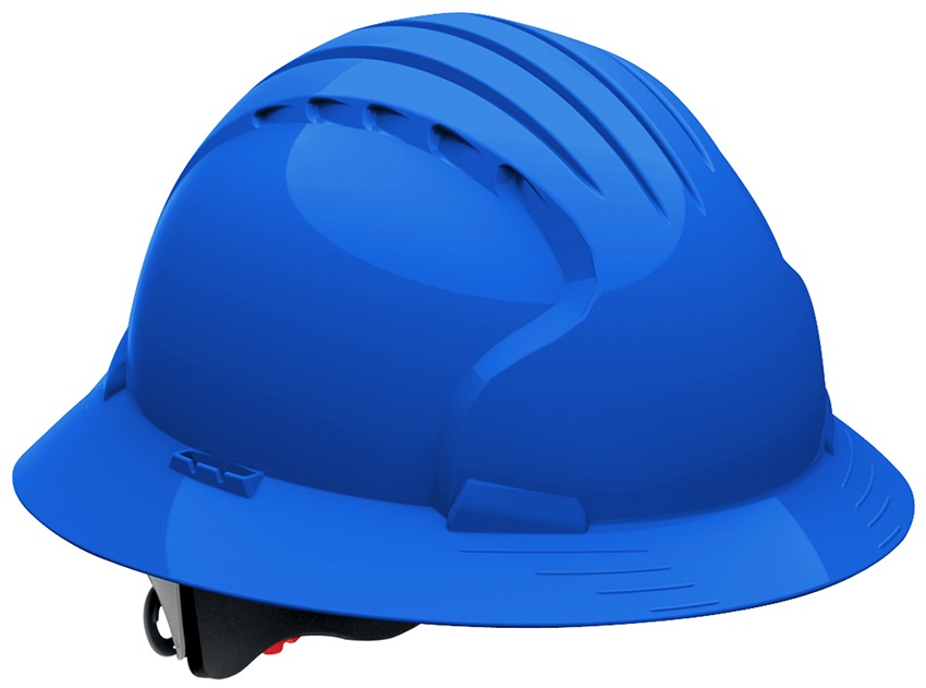 JSP 6161V Evolution Deluxe Full Brim Vented Hard Hat Blue from GME Supply