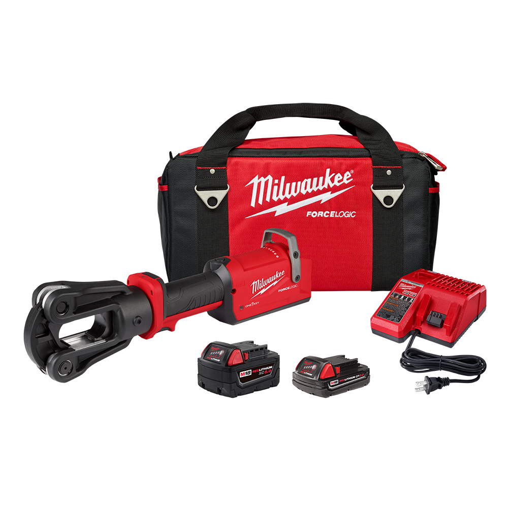 Milwaukee M18 FORCE LOGIC 12T Latched Linear Crimper from GME Supply