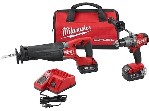 Milwaukee M18 FUEL 1/2 in. Hammer Drill & SAWZALL 2-Tool Combo Kit from GME Supply