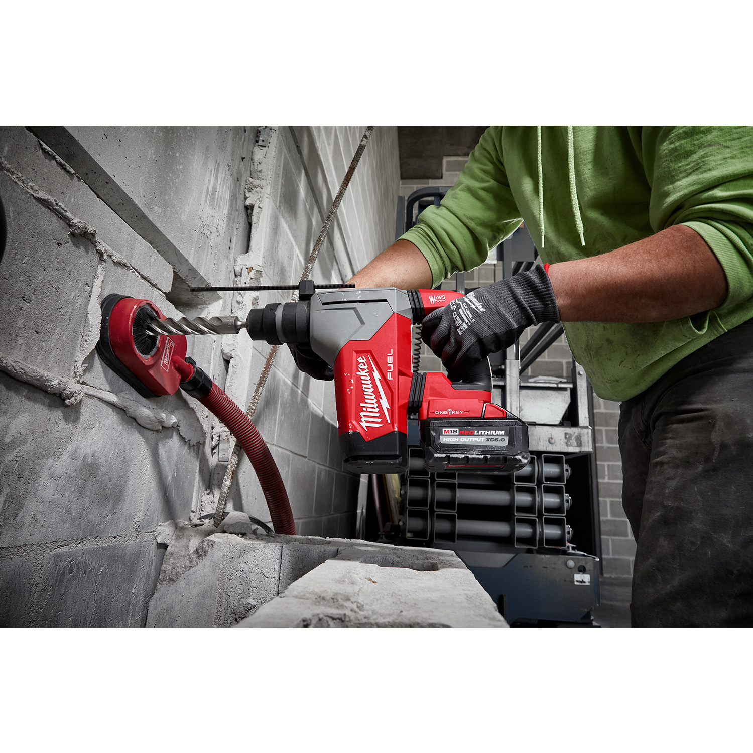 Milwaukee M18 FUEL 1-1/8 Inch SDS Rotary Hammer w/ ONE-KEY from GME Supply