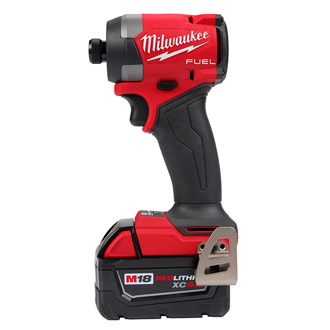 Milwaukee M18 FUEL 1/4 Inch Impact Driver Two XC Battery Kit from GME Supply