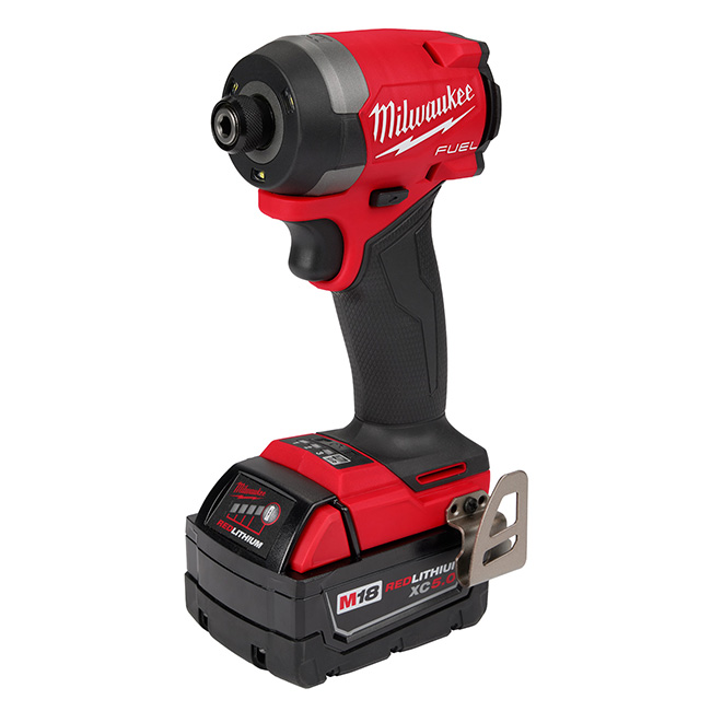 The Milwaukee M18 FUEL 2-Tool Combo Kit has the a hammer drill with  AutoStop Control Mode for enhanced safety and the Fastest Driving Impact Driver. from GME Supply