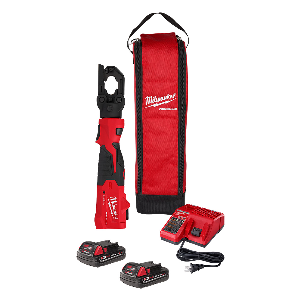 Milwaukee M18 FORCE LOGIC 6T Latched Linear Utility Crimper from GME Supply