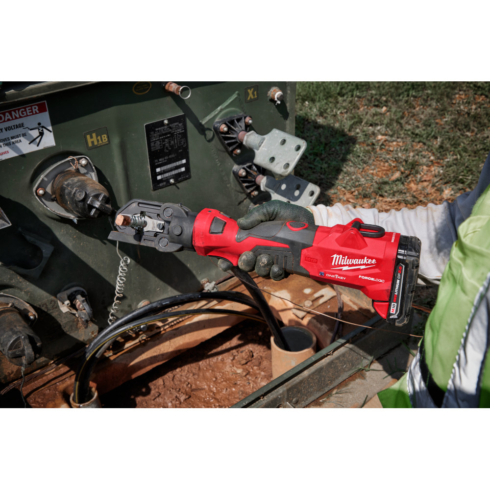 Milwaukee M18 FORCE LOGIC 6T Latched Linear Utility Crimper from GME Supply