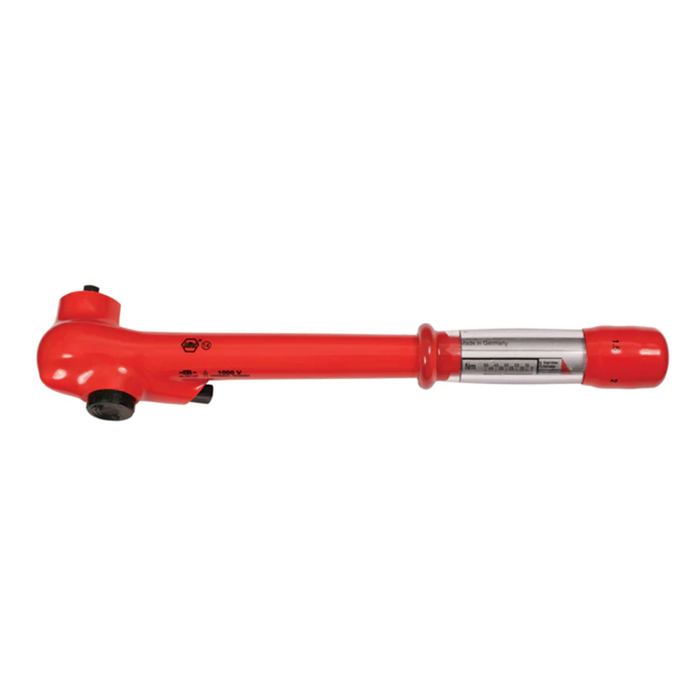 Wiha Insulated Ratcheting Torque Wrench 3/8 Inch Drive 5-50 NM from GME Supply