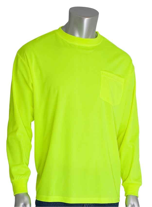 PIP Non-ANSI Lime Long Sleeve T-Shirt from GME Supply