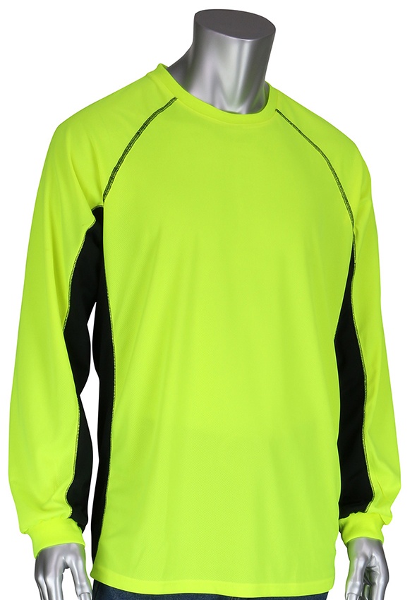 PIP 50+ UPF Long Sleeve Lime T-Shirt (Non-ANSI) (General) from GME Supply