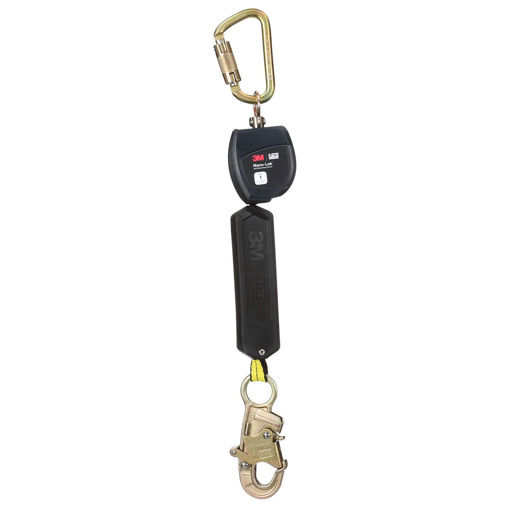 3M DBI-SALA Class 1 Nano-Lok Personal Self-Retracting Lifeline with Anchor Hook from GME Supply