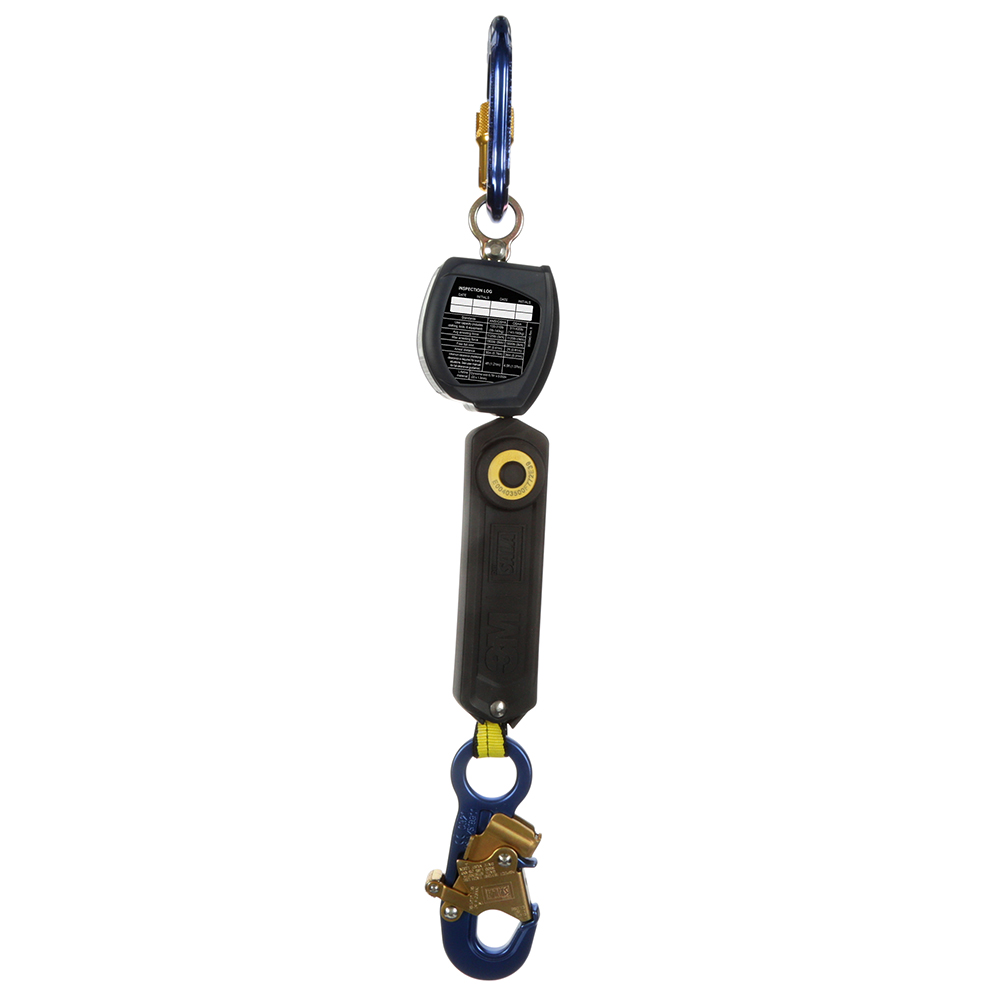 3M DBI-SALA Class 1 Overhead Mount Nano-Lok Personal Self-Retracting Lifeline with Anchor Hook from GME Supply