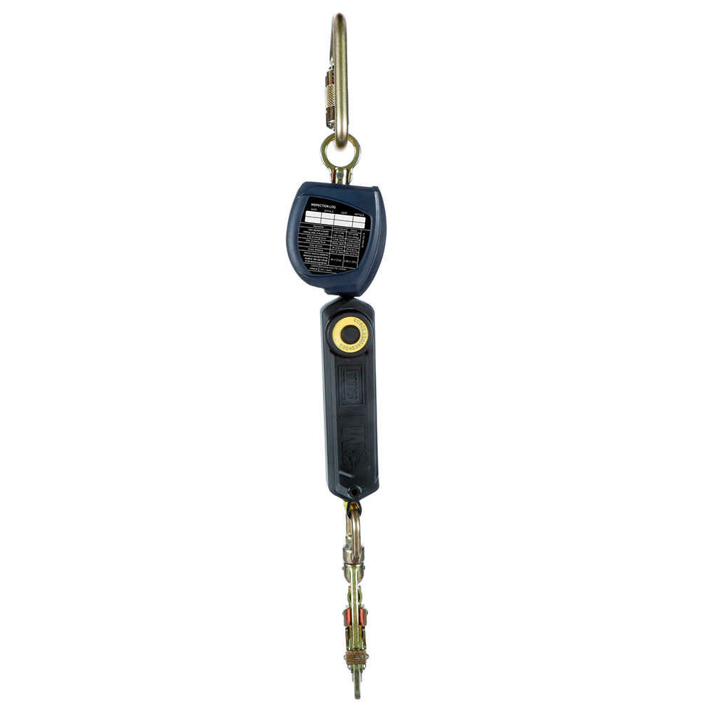 3M DBI-SALA Class 1 Overhead Mount Nano-Lok Personal Self-Retracting Lifeline with Anchor Hook from GME Supply