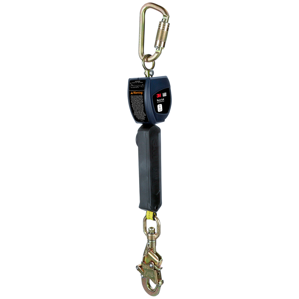 3M DBI-SALA Class 1 Nano-Lok Personal Self-Retracting Lifeline with Anchor Hook from GME Supply