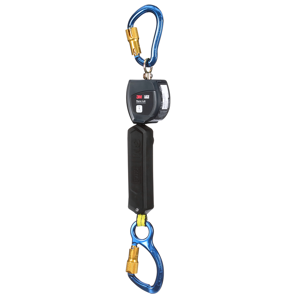 3M DBI-SALA Class 1 Nano-Lok Personal Self-Retracting Lifeline with Anchor Hook from GME Supply