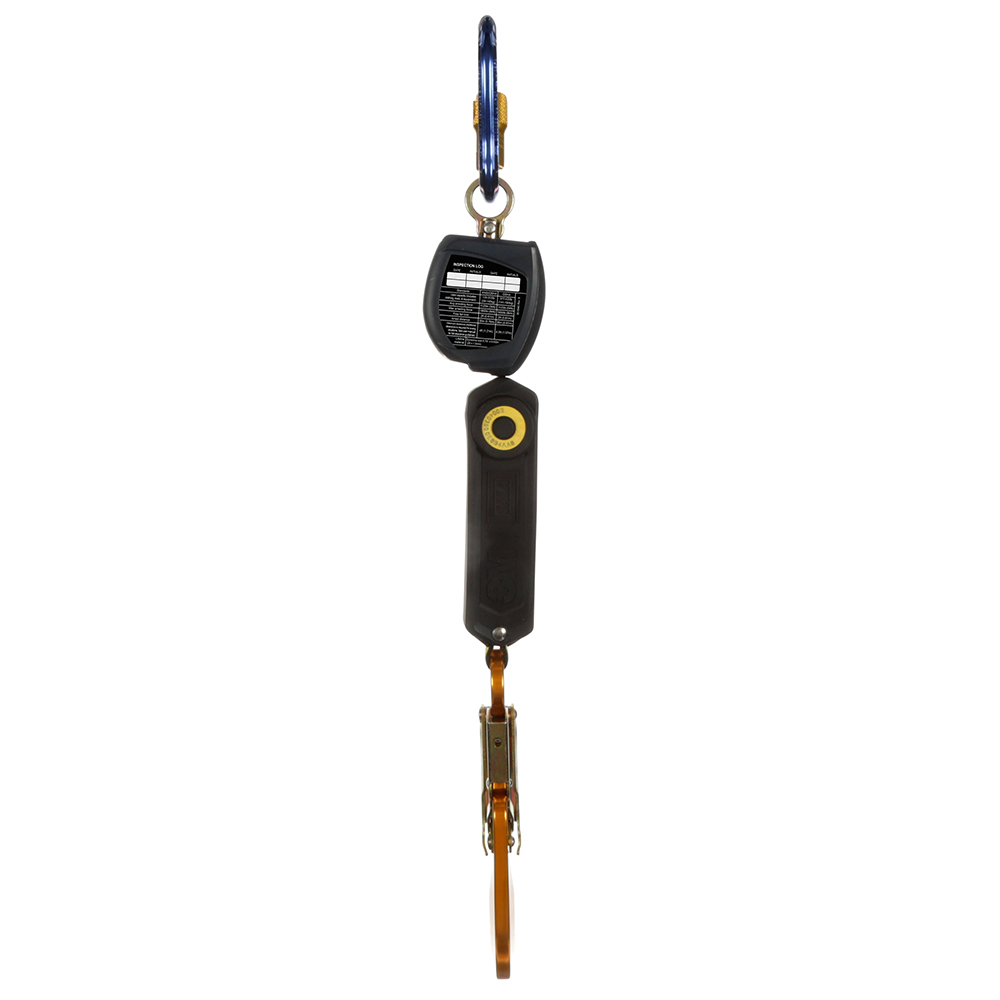3M DBI-SALA Class 1 Overhead Mount with Anchor Hook Nano-Lok Personal Self-Retracting Lifeline with Aluminum Rebar Hook from GME Supply
