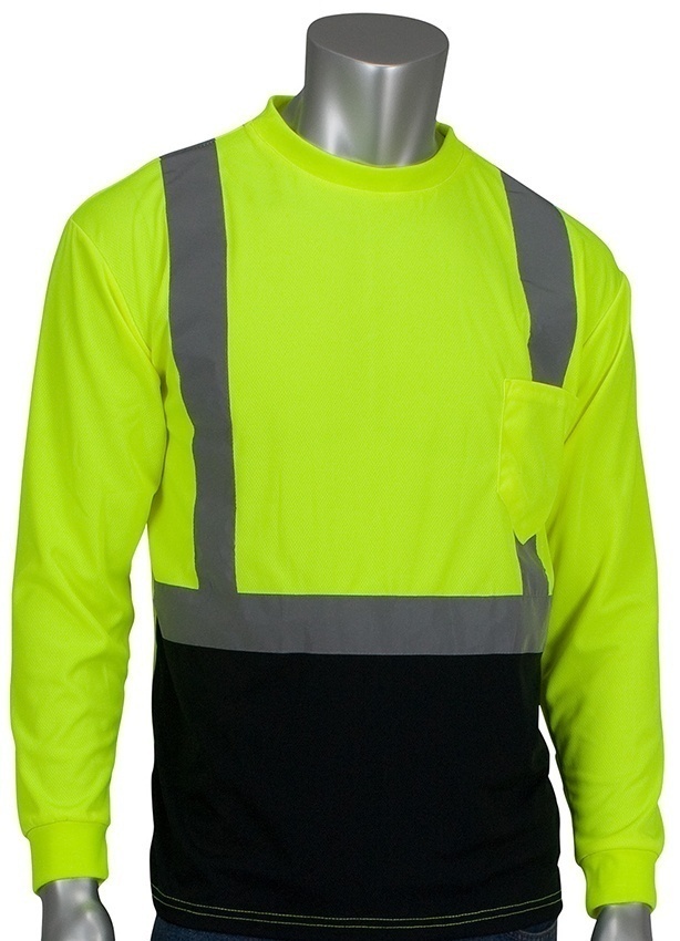 PIP ANSI Type R Class 2 50+ UPF Short Sleeve Lime T-Shirt from GME Supply