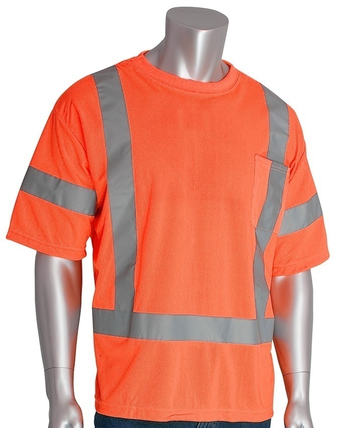 PIP ANSI Type R Class 3 Short Sleeve Orange T-Shirt (General) from GME Supply