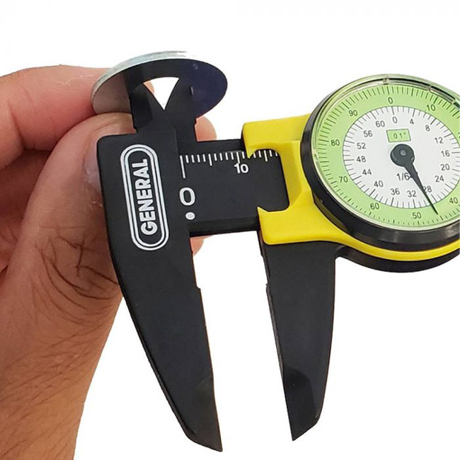 General Tools 6 Inch Plastic Dial Caliper with Inches Readout from GME Supply