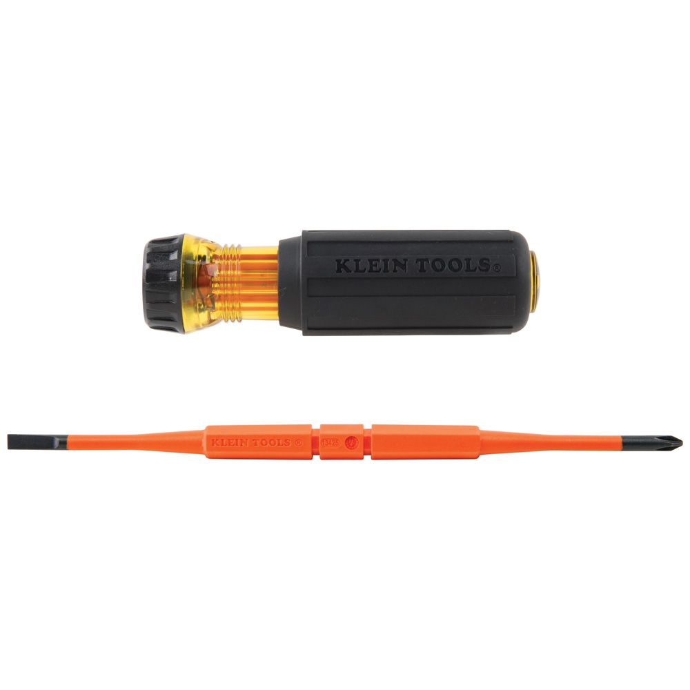 Klein Tools 32286 Flip-Blade Insulated Screwdriver 2-in-1 from GME Supply