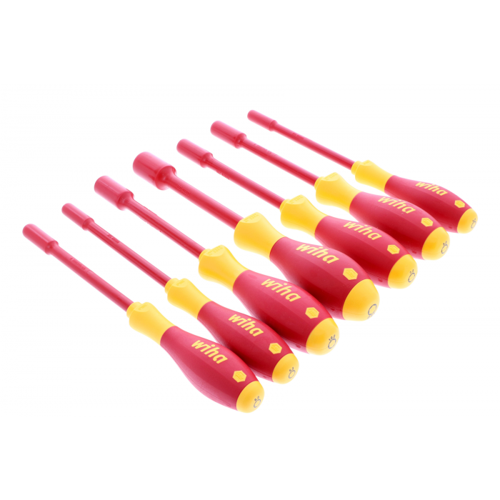Wiha Tools 7 Piece Metric Insulated Nut Driver Set from GME Supply