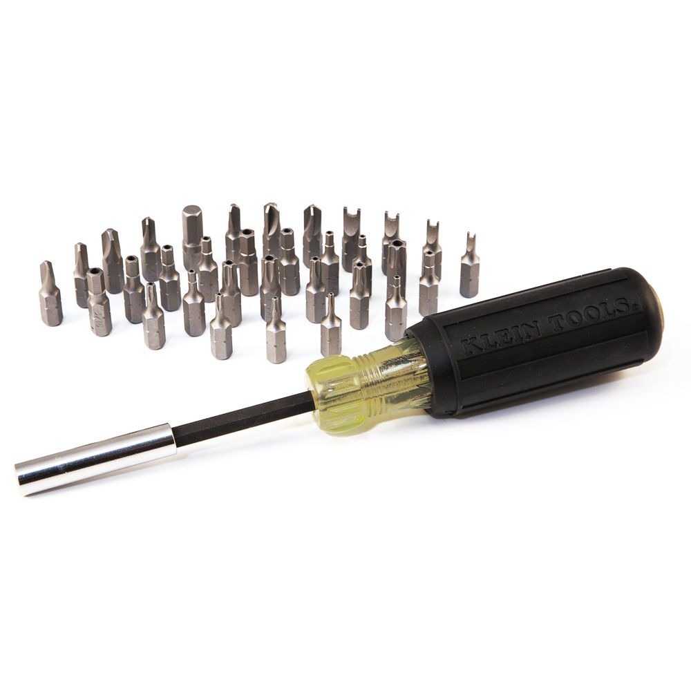 Klein Tools Magnetic Screwdriver with 32 Piece Tamperproof