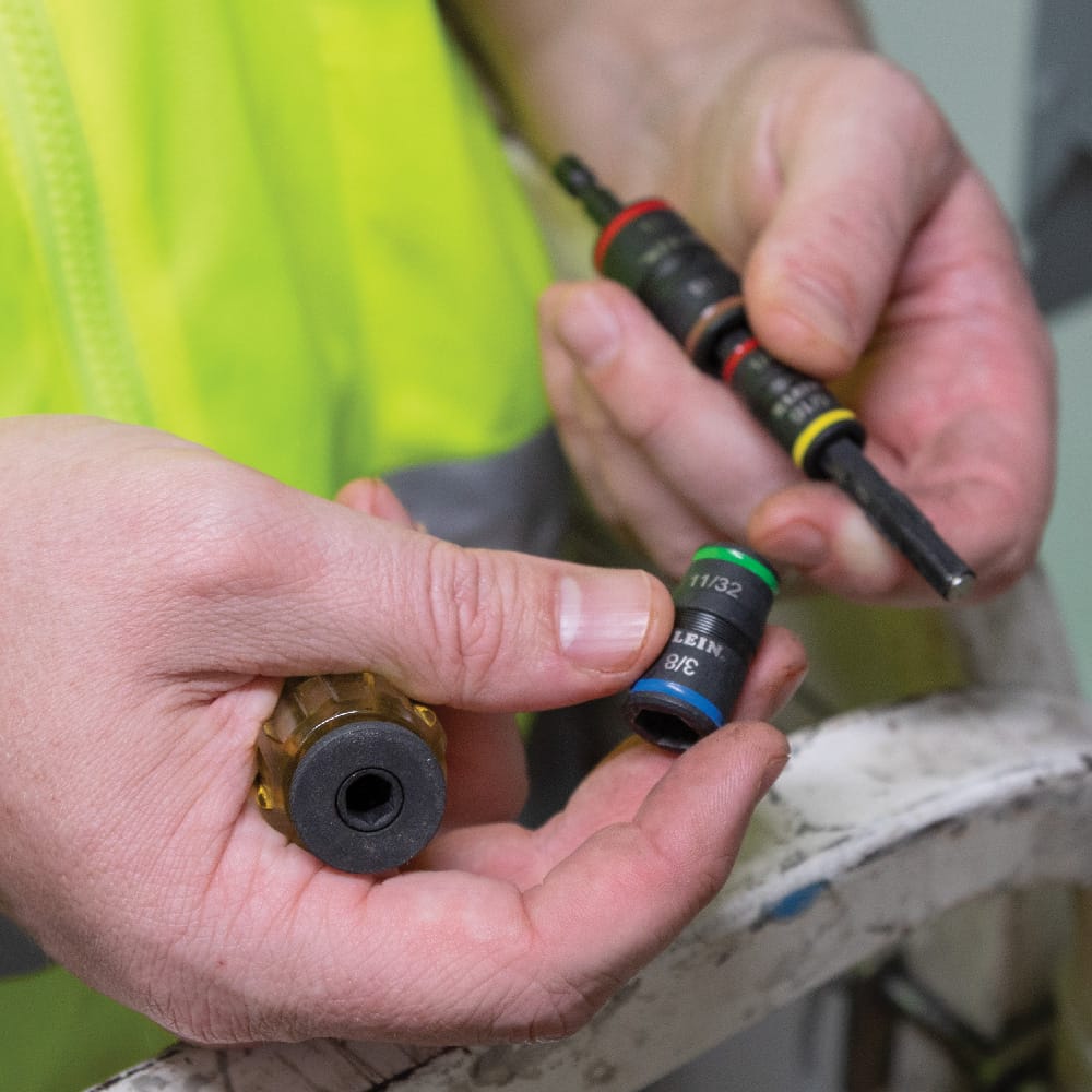 Klein Tools 7-in-1 Impact Flip Socket Set (No Handle) - GME