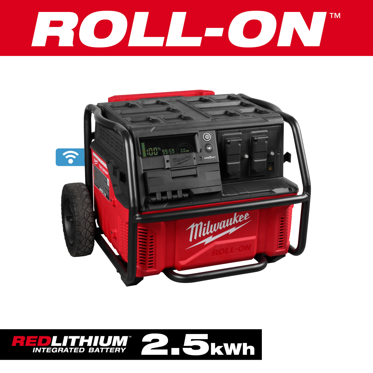 Milwaukee 3300R ROLL-ON 7200W/3600W 2.5kWh Power Supply from GME Supply