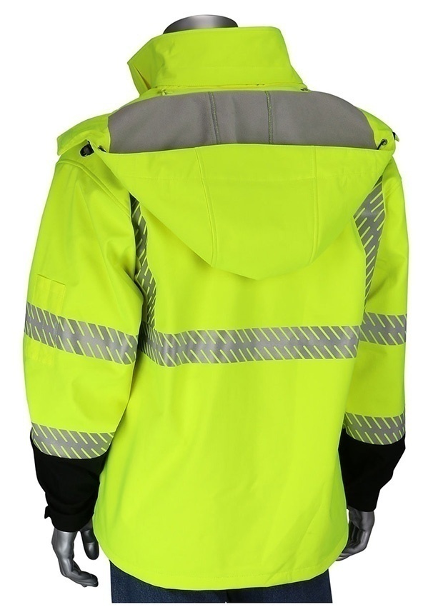 PIP Class 3 Ripstop Softshell Black Bottom Jacket from GME Supply
