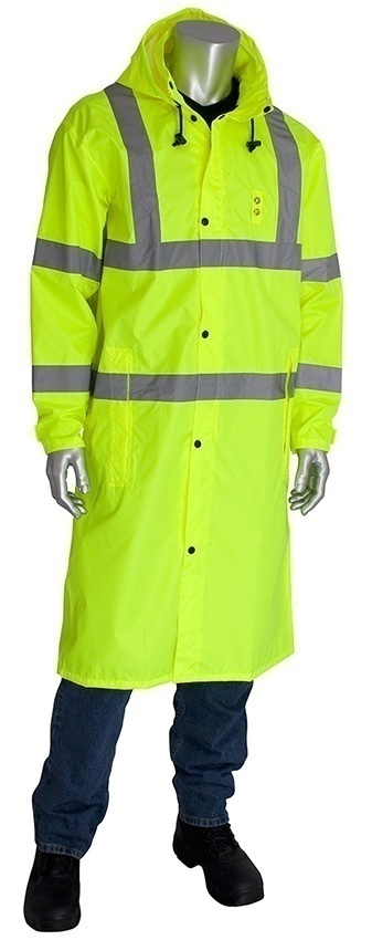PIP Viz ANSI Type R Class 3 Raincoat (48 Inch) (General) from GME Supply