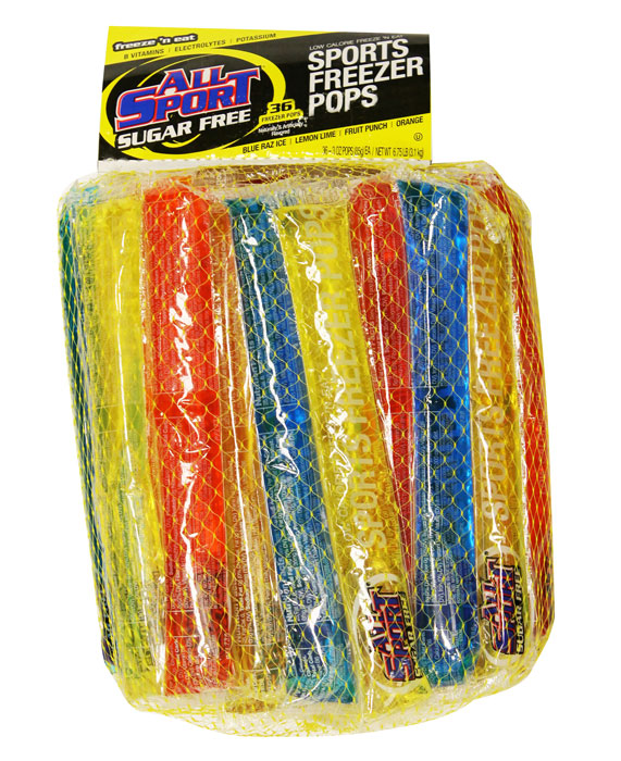 All Sport Sugar Free Freezer Pop - 36 Pack from GME Supply