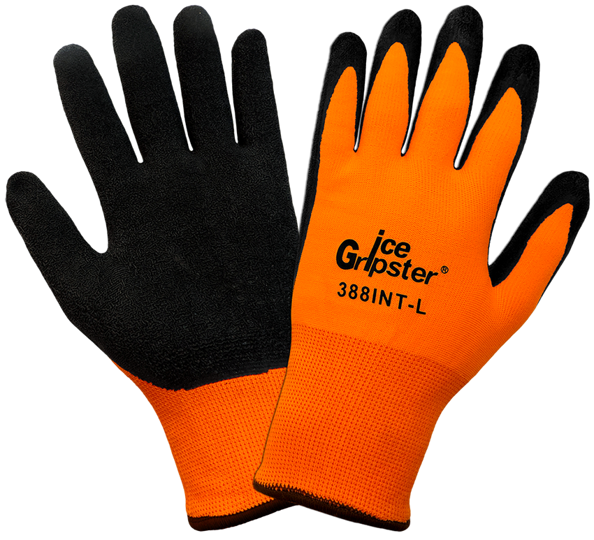 Ice Gripster 388INT Water Repellent Coated Cold Weather Gloves (12 Pair)