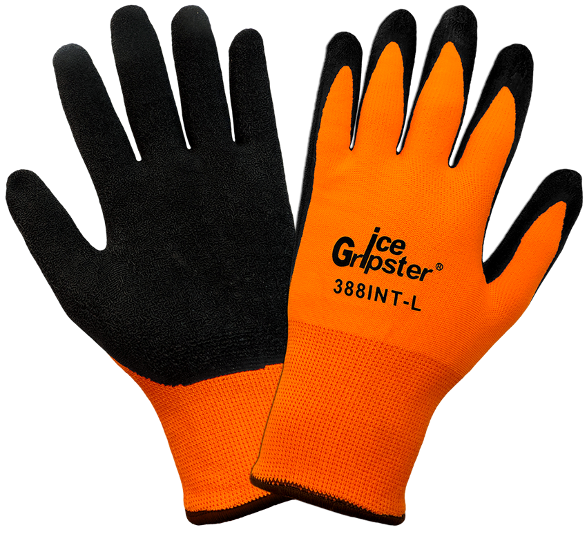 Ice Gripster Water Repellent Coated Cold Weather Gloves from GME Supply