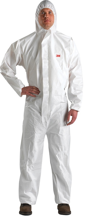 Ampri Disposable Painters Overalls PAINTER-Jumpsuit Protection Jumpsuit Collar White Size XXXL 