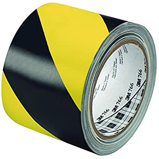 3M 766 Striped Vinyl Tape - 36 Yards from GME Supply