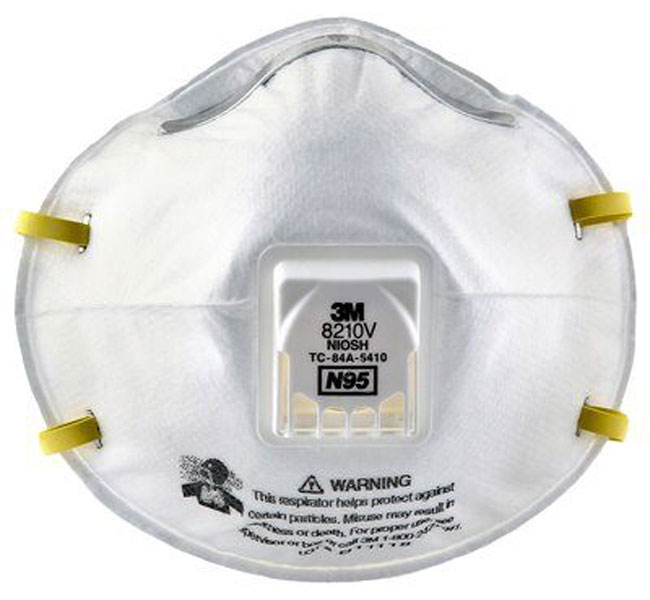 3M Particulate Respirator 8210V, N95 -[CS] from GME Supply