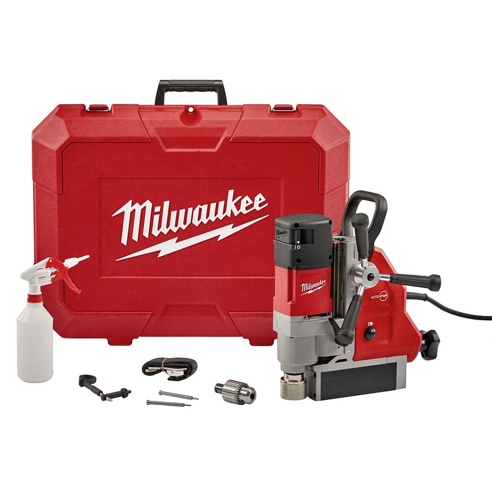 グラビティ1.65 1.35 Milwaukee 1-5/8 Inch Magnetic Drill Kit - GME Supply