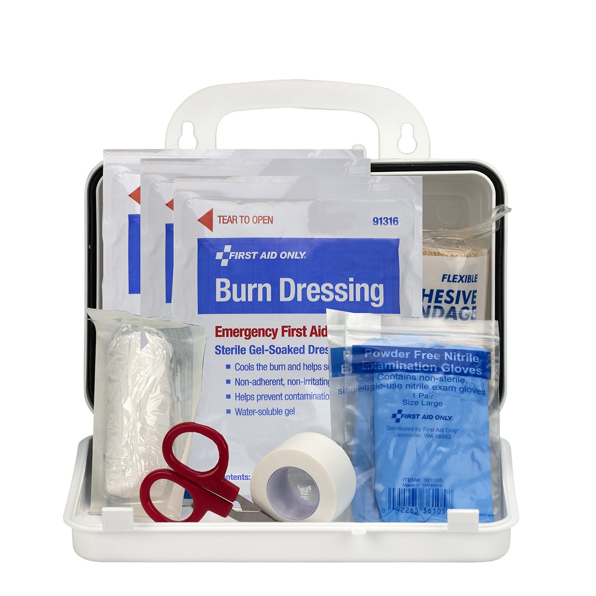 First Aid Only Burn Care Kit with Plastic Case