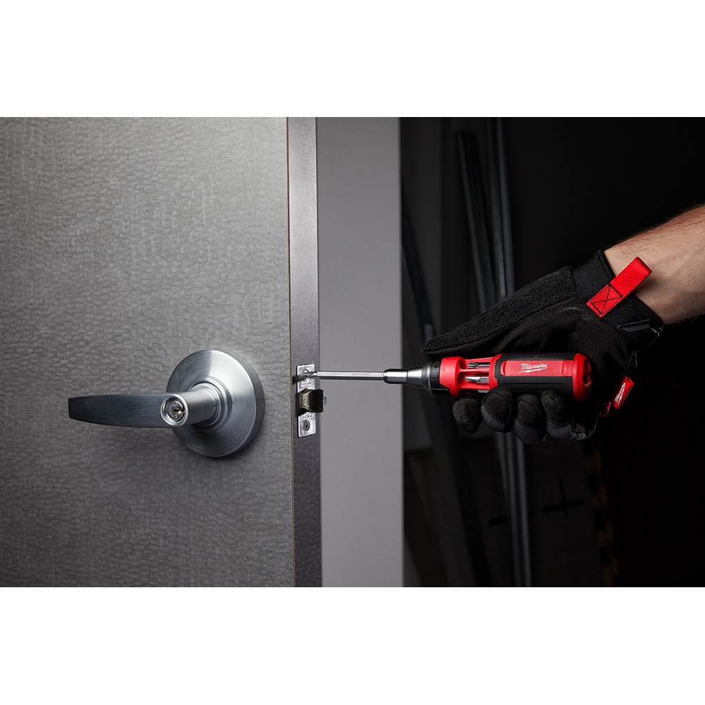 Milwaukee 9-in-1 Square Drive Ratcheting Multi-Bit Driver from GME Supply