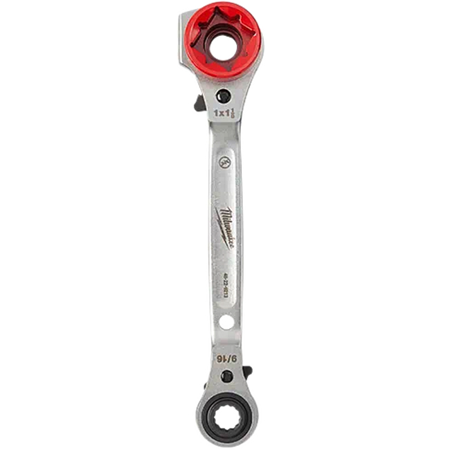 Milwaukee Tools Lineman 5 in 1 Ratcheting Wrench from GME Supply