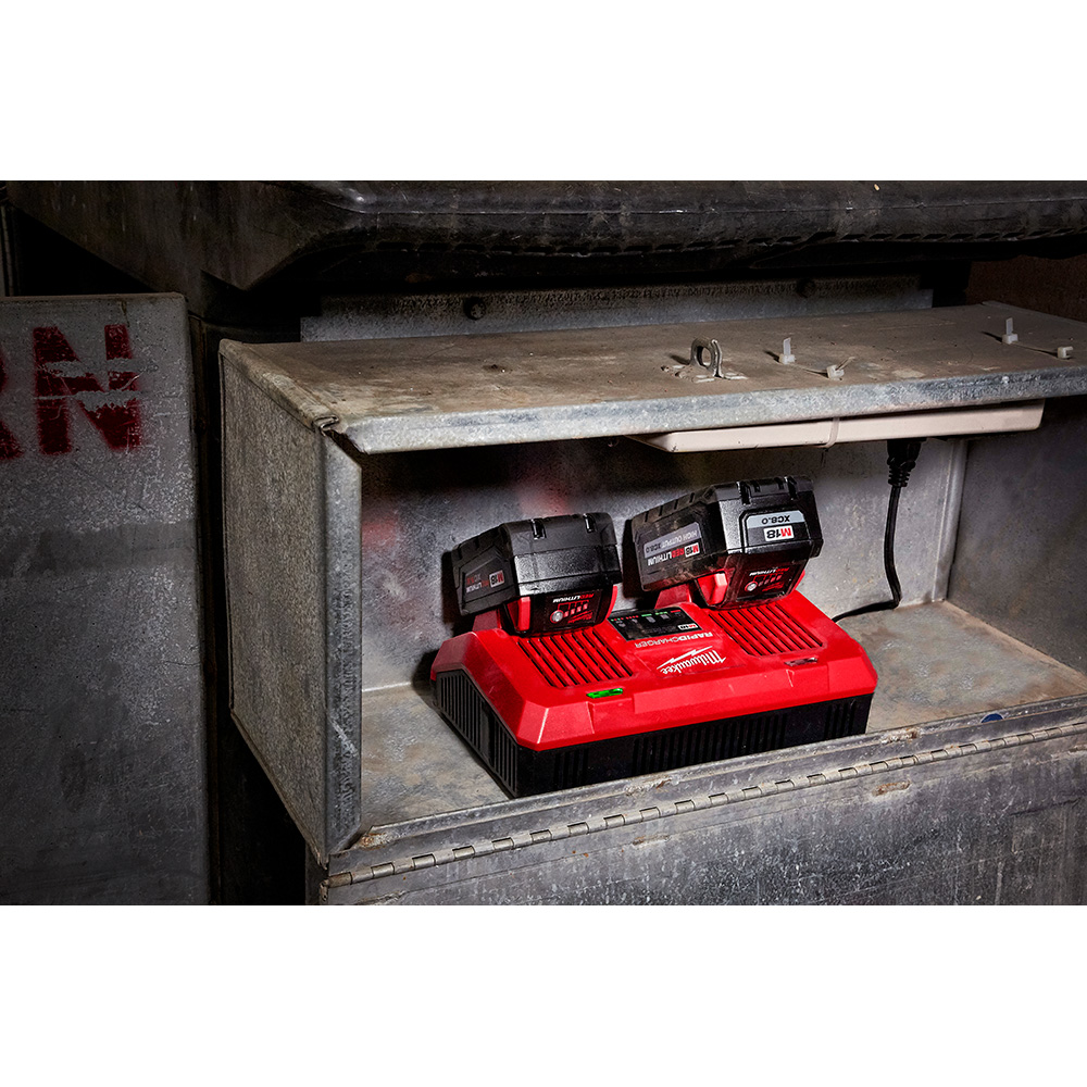 Milwaukee M18 Dual Bay Simultaneous Rapid Charger from GME Supply