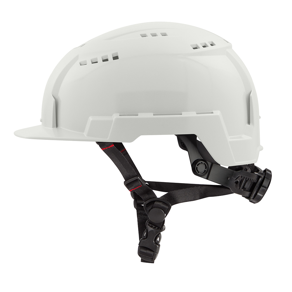 Milwaukee Front Brim Vented Safety Helmet with BOLT Accessory Clips from GME Supply