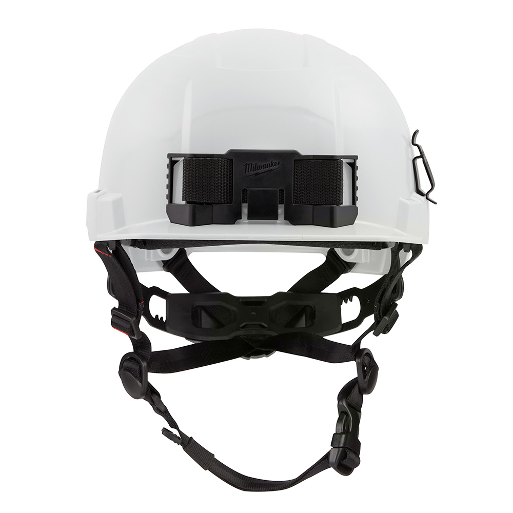 Milwaukee Front Brim Safety Helmet with BOLT Accessory Clips from GME Supply