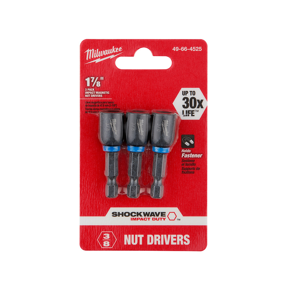 Milwaukee 49-66-4525 Shockwave Magnetic Nut Drivers from GME Supply