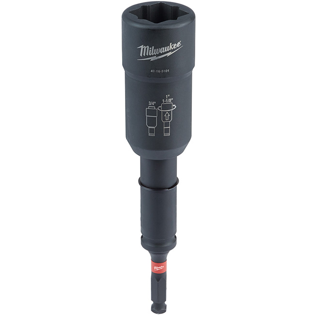Milwaukee SHOCKWAVE Lineman 3-in-1 Distribution Utility Socket from GME Supply