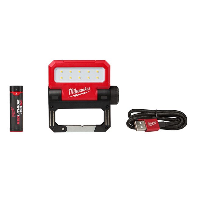 Milwaukee REDLITHIUM USB ROVER Pivoting Flood Light from GME Supply