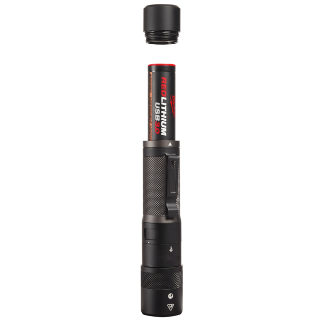 Milwaukee USB Rechargeable 1,100 Lumen, Twist Focus Flashlight from GME Supply