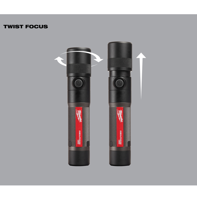 Milwaukee USB Rechargeable 1,100 Lumen, Twist Focus Flashlight from GME Supply