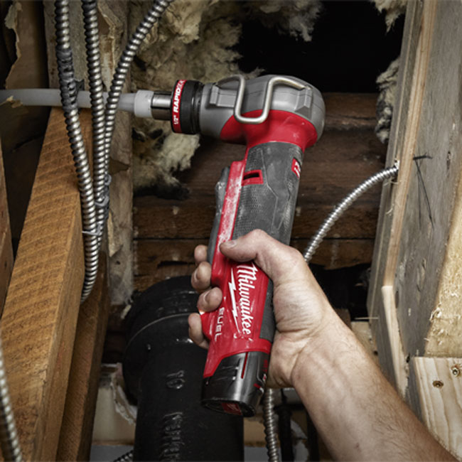 Milwaukee M12 FUEL ProPEX Expander Kit with 1/2 Inch -1 Inch RAPID SEAL ProPEX Expander Heads from GME Supply