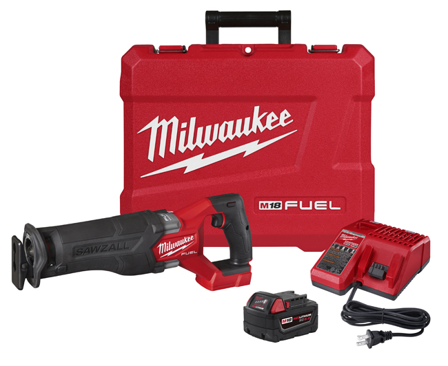 Milwaukee M18 FUEL SAWZALL Recip Saw (Tool + 1 XC5.0 Battery) Kit from GME Supply