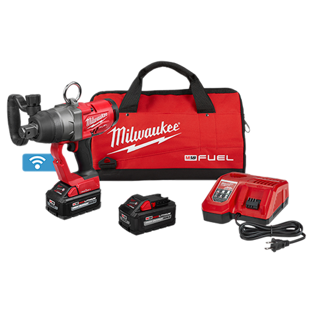 Milwaukee M18 FUEL 1 Inch High Torque Impact Wrench Kit from GME Supply