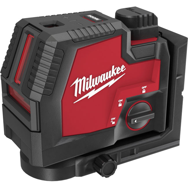 Milwaukee USB Rechargeable Green Cross Line & Plumb Points Laser from GME Supply