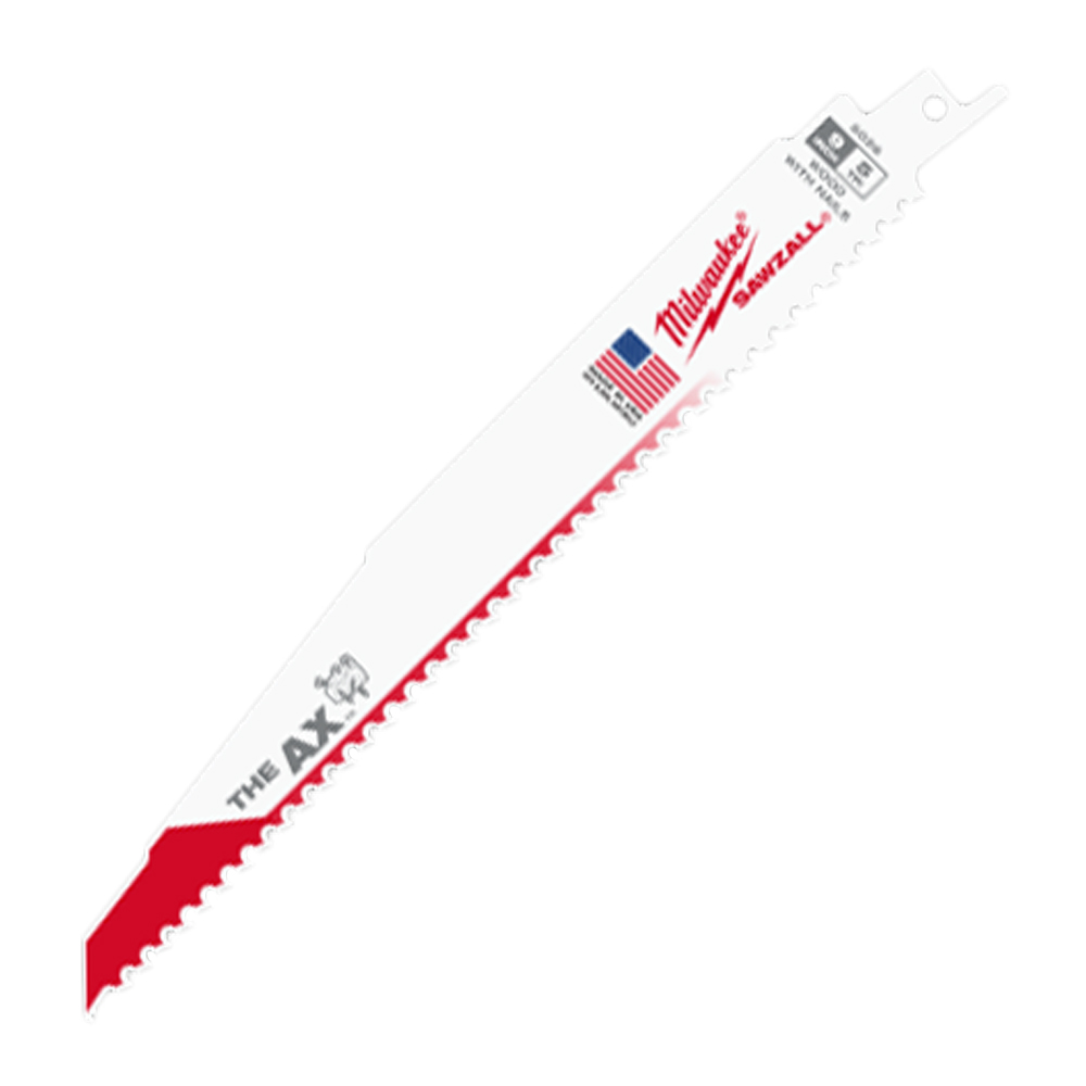 Milwaukee 5 TPI Wood with Nails AX SAWZALL Blade